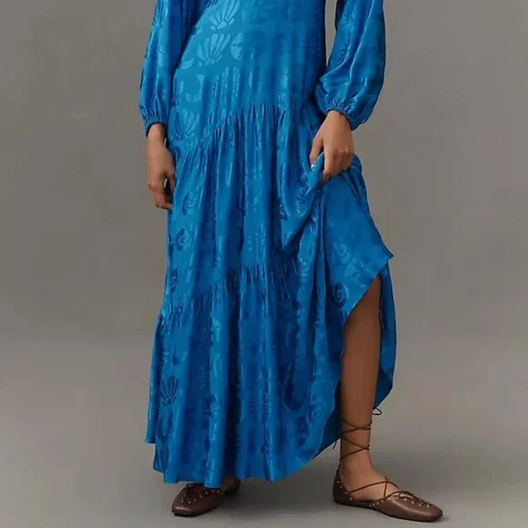 chinese dress ladies Farm Rio Tropical Forest V-Neck Midi Dress main image 1